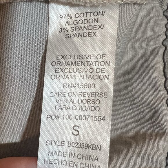 Democracy Camo Jacket Women's Small Size Gray Drawstring Bottom Zipper Cotton - Picture 10 of 11